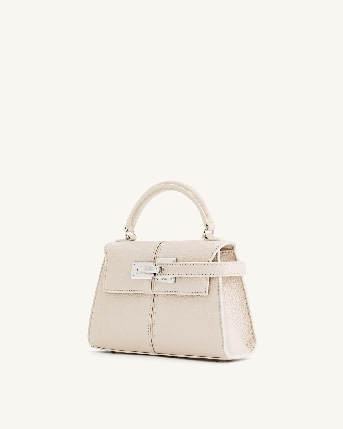 Vivienne Top Handle Bag – Brown Canvas