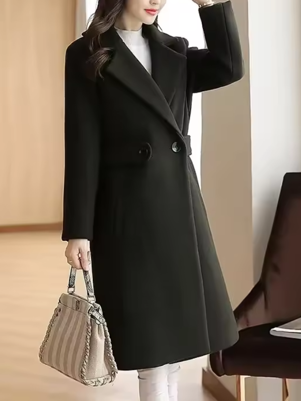 Nancy | Women's Belted Long Coat