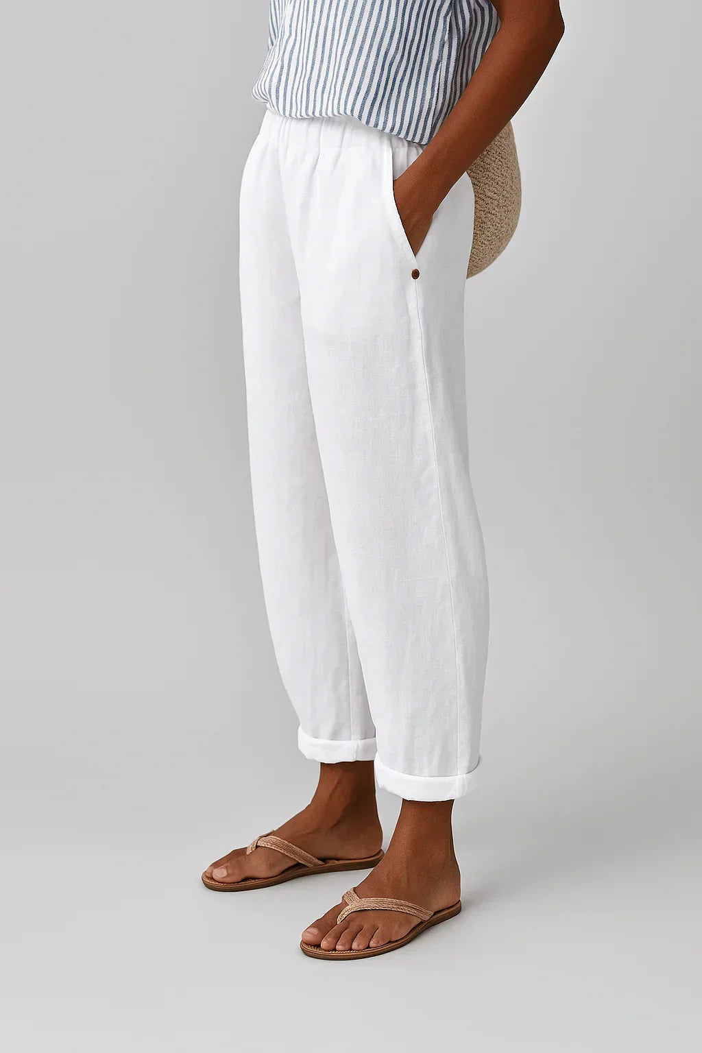 Harper™ Timeless Linen-Cotton Trousers