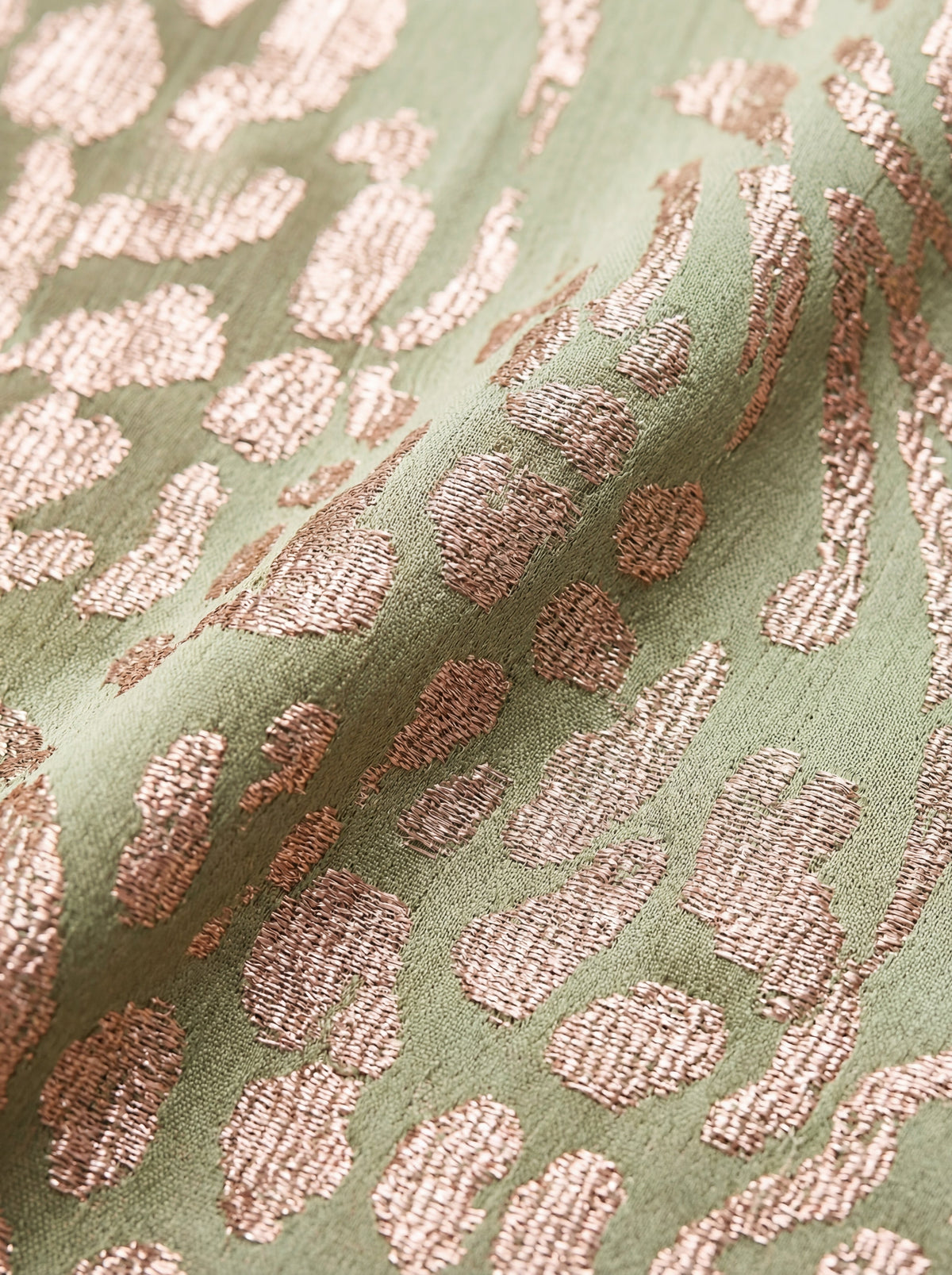 Higinia™ | Tummy Flattering Midi Dress Printed in Copper Tones