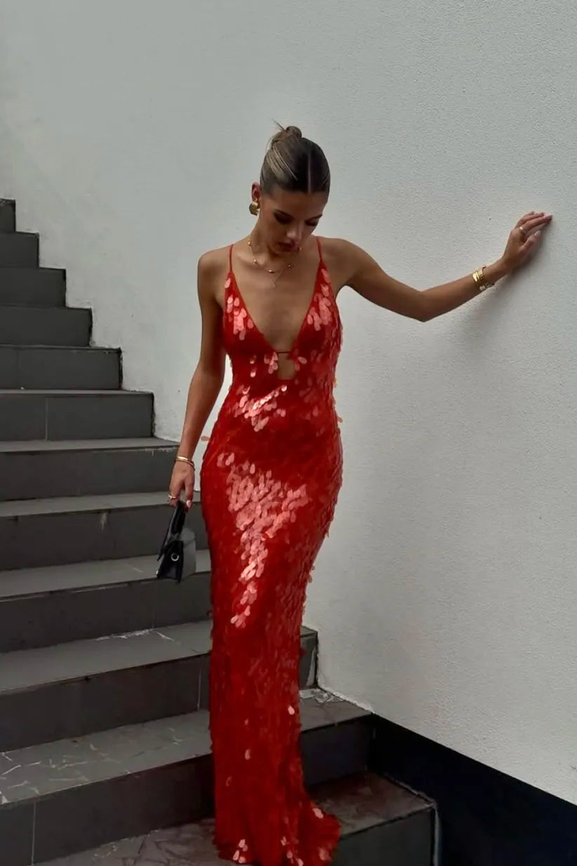 Charlotte Reid | Sequin Maxi Dress