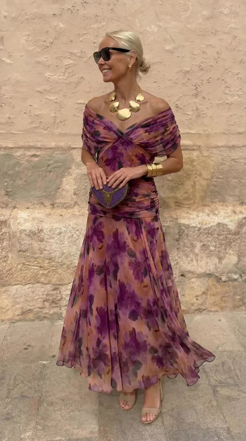 Eloísa™ | Tummy Flattering Long Floral Dress
