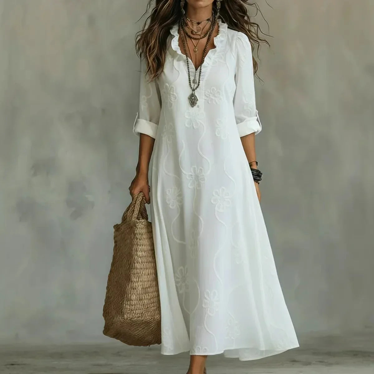 Elise™ | Flattering Floral Summer Dress