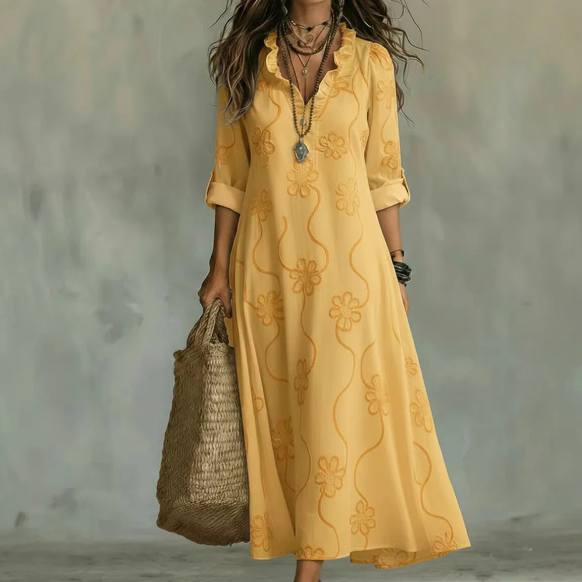 Elise™ | Flattering Floral Summer Dress