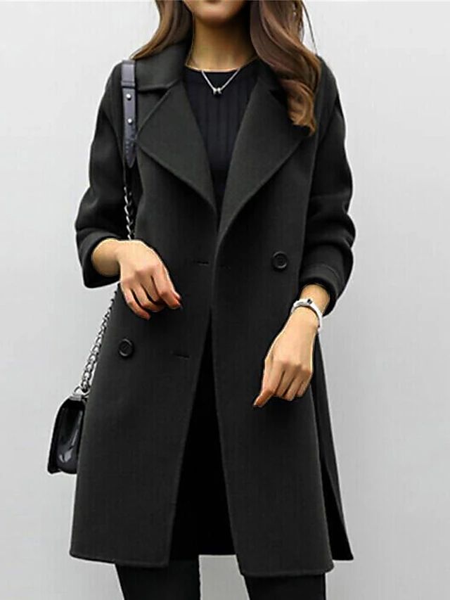 Christy | Women's Double Breasted Mid-Length Coat