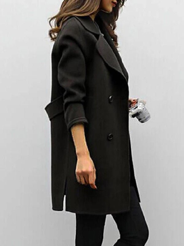 Christy | Women's Double Breasted Mid-Length Coat
