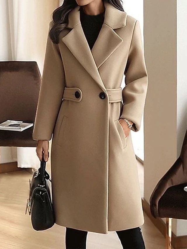Nancy | Women's Belted Long Coat