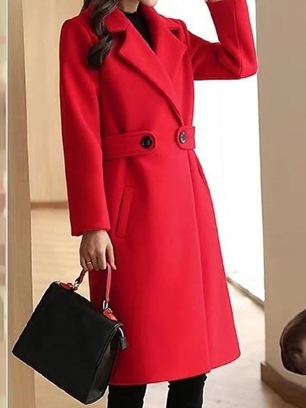 Nancy | Women's Belted Long Coat