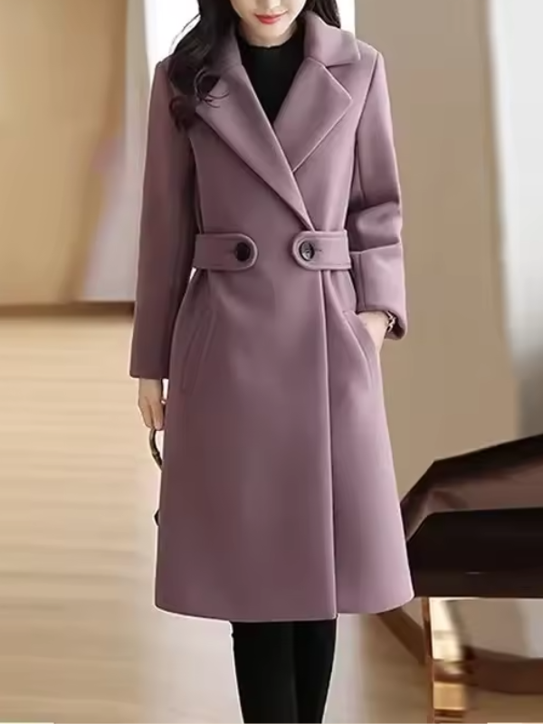 Nancy | Women's Belted Long Coat